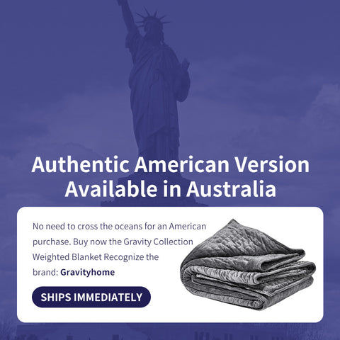 Gravity Blanket - Weighted Blanket for Sleep Relief, Pressure Therapy, Detachable Cover for Easy Washing